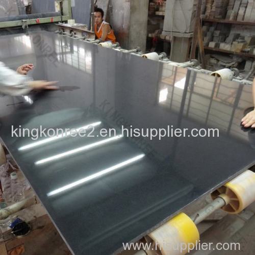 Kingkonree pure black quartz stone slab