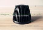 Extrusion LED Lamp Heat Sink Anodic Oxidation Aluminum With Black Color