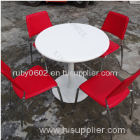 resin stone artificial stone white tables