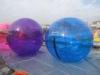 Purple / Blue Large 1.0mm PVC Inflatable Walk On Water Ball 2m Diameter For Pool or Lake