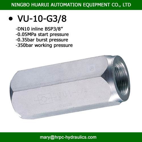 high pressure check valve