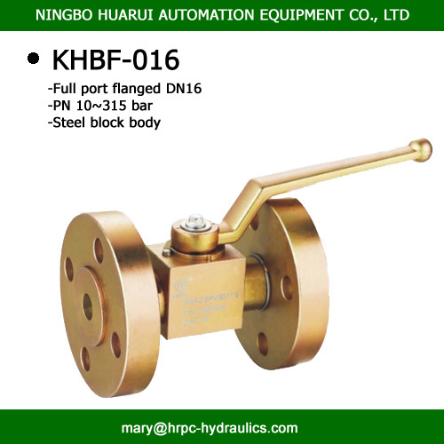 high pressure two way flangd manual type oilfield hydraulic ball valves dn16