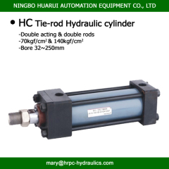 double rods hydraulic actuator oil cylinders