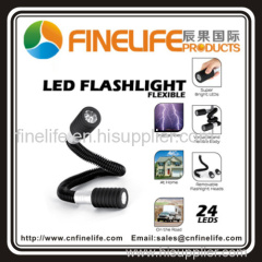 Flexible Snake 24 Lumen LED White Lamp Light Work Flashlight
