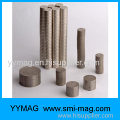 disc round cylinder magnet samarium cobalt