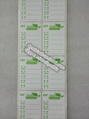 Custom Printable Adhesive Eco-friendly Coated Paper Label Stickers