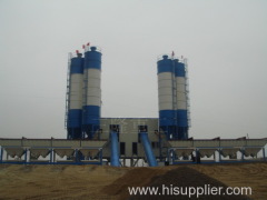 Stationary concrete batching plant