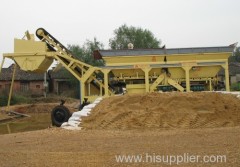 Mobile stabilized soil mixing plant