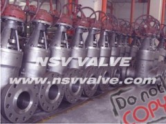 Pressure Seal Bonnet Gate Valve Flange end