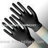 Custom extra small / extra large and transparent white powdered finger vinyl exam gloves