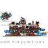 Fiberglass And Steel Pipe Commercial Water Park Structures Playground Equipment For Kids