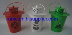 Metal lantern candle holders