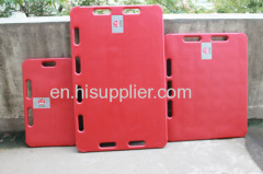 Portable plastic sorting panel