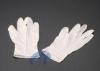 White 4mil textured surface powered nitrile exam gloves for different medical devices