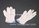 White 4mil textured surface powered nitrile exam gloves for different medical devices