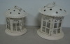 Metal lantern candle holders