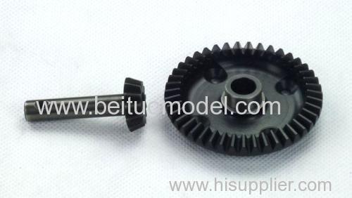 Rear reduction gear set for gas racing car with 2.4g transmitter