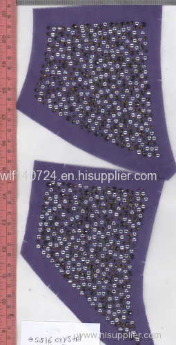 311 hot-fix heat transfer rhinestone motif design