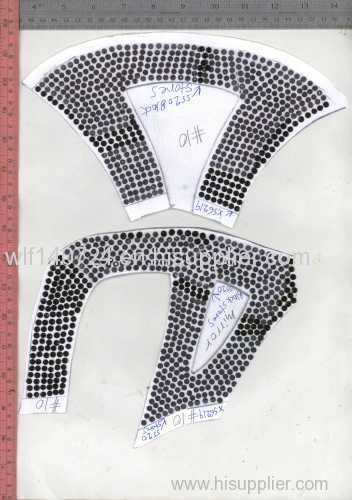 311 shoes hot-fix heat transfer rhinestone motif design