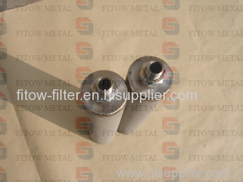 Sintered metal cartridge filter