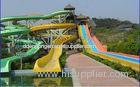 Outdoor 3 Lane Colorfull Toddler and Adults Fiberglass Water Slides Equipment