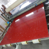 Red sparkle quartz stone slabs