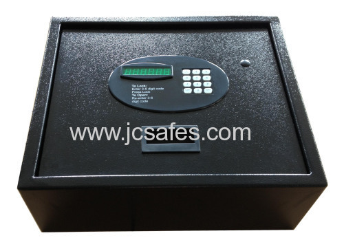 Back light keypad open top hotel safe