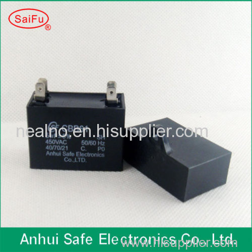 AC motor run capacitor