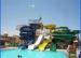 10mm Fiberglass Commercial Water Slides 3m - 18m Height Water Park Equipments For Kids