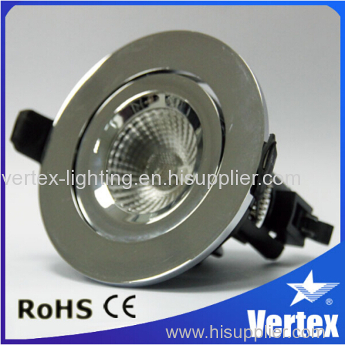 High quality Dimmable Tilt IP20 Ceiling COB LED Down light