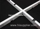 Waterproof Metal Grid grille Ceiling / Aluminum Lattice Panels Ceiling T10mm * H40mm