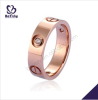 18k rose gold plating replica brand jewelry 925 sterling silver rings accept OEM