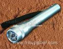 5pcs White Aluminum Torch Led Rechargeable Flashlight with 14000MCD / Led