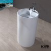 Kingkonree Solid Surface Resin Stone freestanding basin