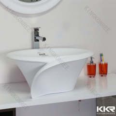 China factory cheap wash basin acrylic stone wash basin with pictures