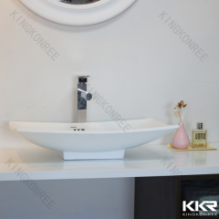 China factory cheap wash basin acrylic stone wash basin with pictures