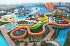 commercial Outdoor Colorful Fiberglass Water Slides Equipment for Kids amusement
