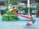 Cartoon Fiberglass Kids Water Slides for Aqua Park Entertainment