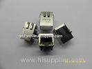 10/100base Tab Down RJ45 Connector with Transformer with led and EMI