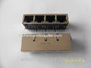 1 X 4 Tab Down Transformer RJ45 Connector with led and EMI for 10/100/1000base-TX Applications
