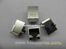 Metal 10 / 100 BASE Net Bridge RJ45 with Transformer Filter Nickel Plated