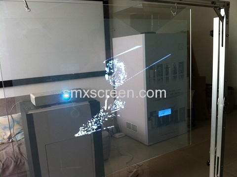 SMX 30m Tansparent Holographic Rear Projection Film for advertising displays