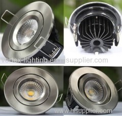 European design Pure white Dimmable COB LED Ceiling Light