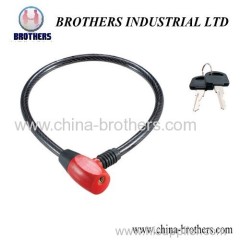 Double Color Bicycle Cable Lock