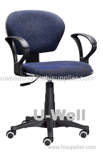 2015 NEW PROMOTION fabric midback classic armrest tilt back plastic cover nylon base office computer task staff chair