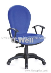 armless fabric desk computer multifunction office swivel revolving chair nylon base