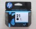 Genuine HP 21 Black Ink Cartridge