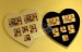 countryside / heart-shaped / wood photo frame