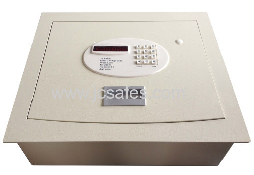 Laser cut top open digital safe can insert floor or cabinet