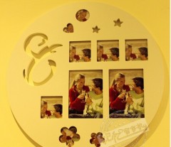 circular / countryside / photo frame